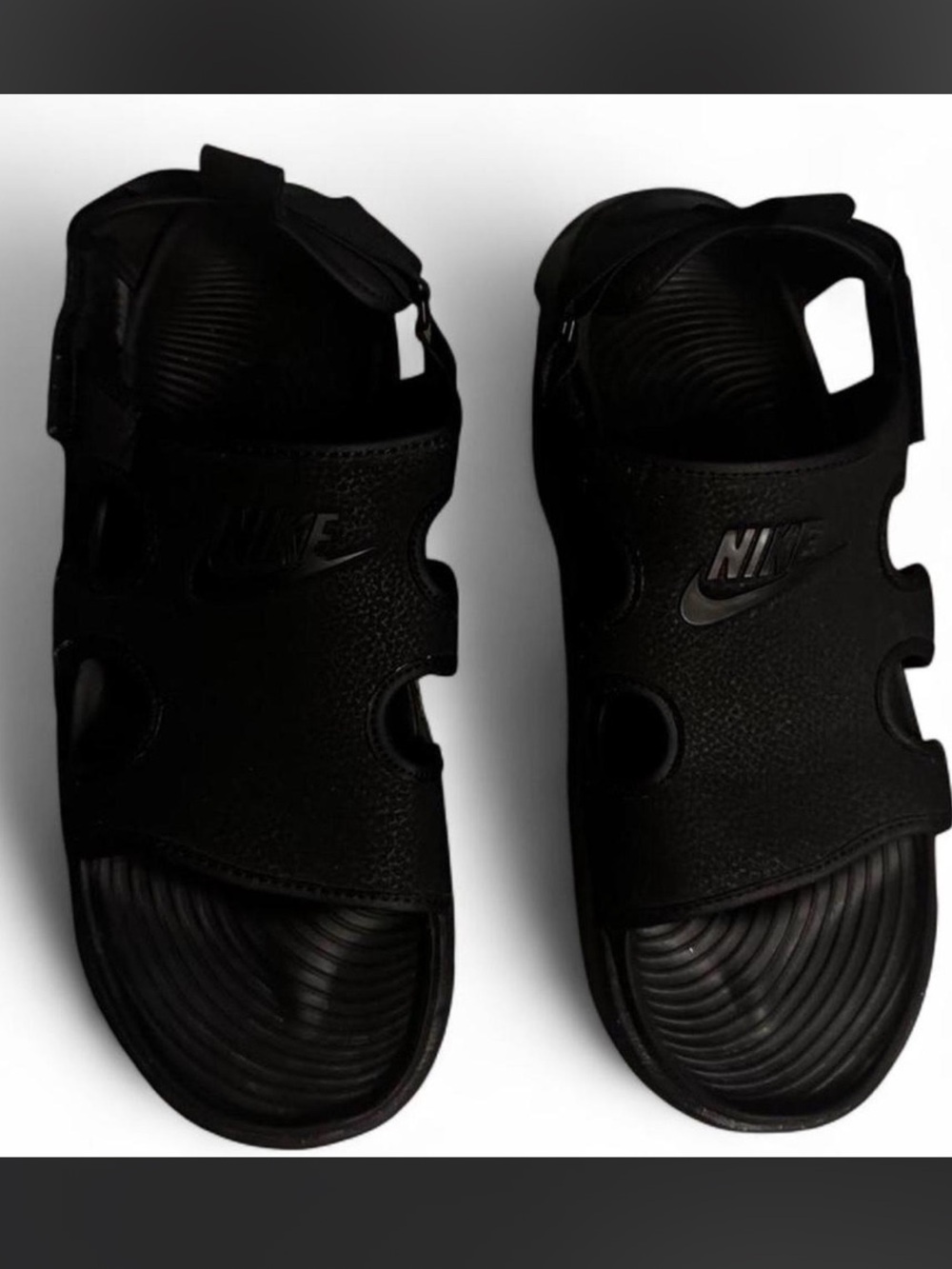 Nike Black Men's Sport Sandals with Adjustable Straps